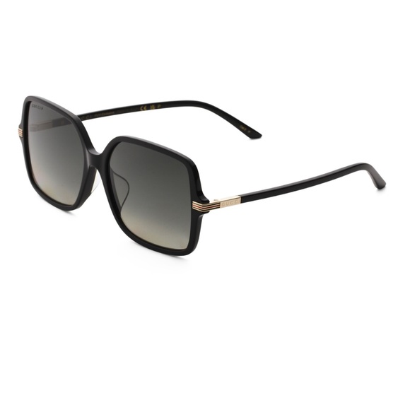 Gucci Black Oversized 59mm Square Sunglasses main image 4